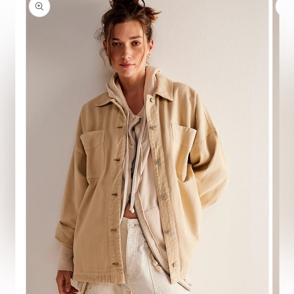 Free People Madison City Twill Jacket